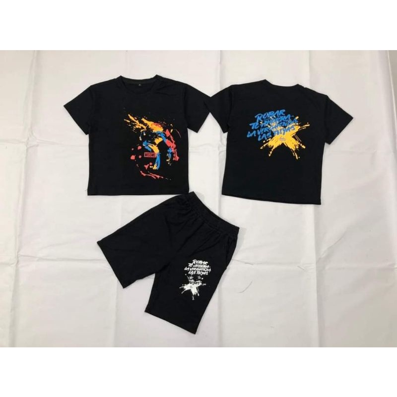 Bộ tay ngắn quần đùi thun cotton 100% chính phẩm hàng shop cho bé trai size cồ