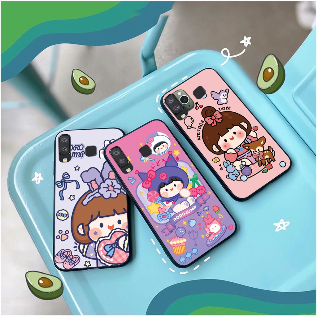 ỐP LƯNG SAMSUNG A8 STAR IN HÌNH CÔ GÁI TÓC NGẮN SIÊU CUTE-ĐÁNG YÊU