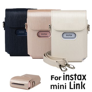 【Free Sticker】Túi Da PU Đựng Máy Ảnh Fujifilm Instax Mini Tiện Dụng
