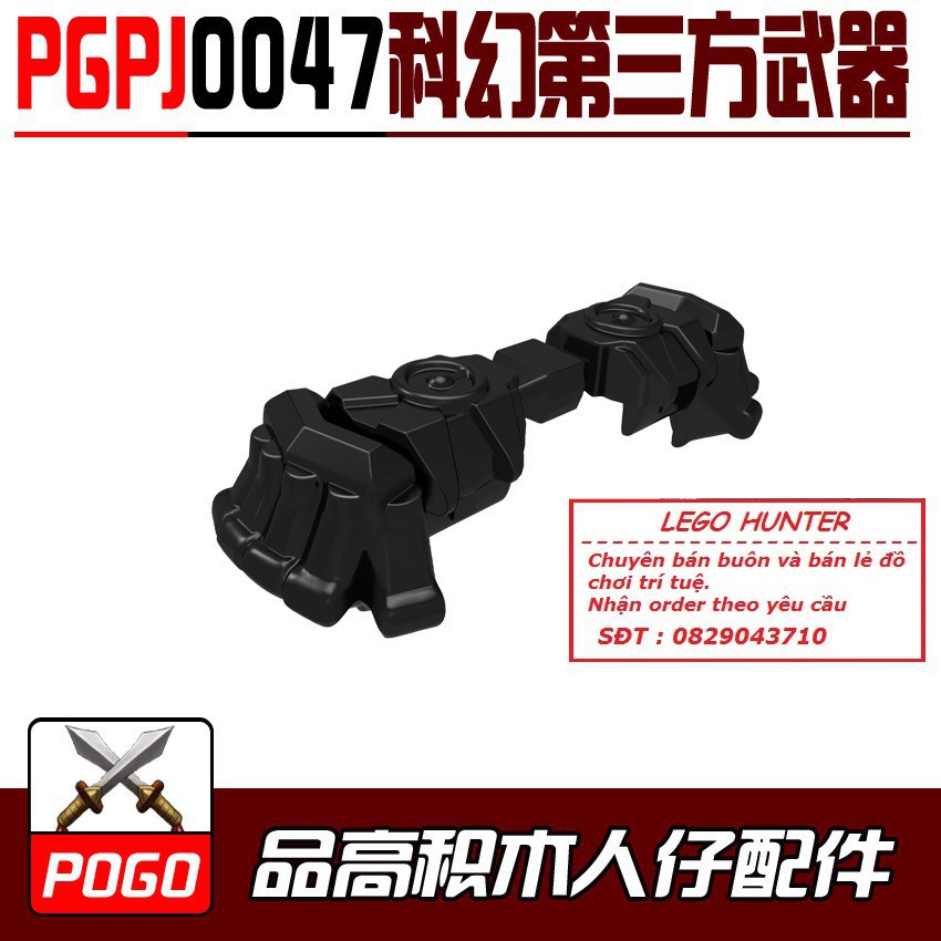 Lego Minifigures Phụ kiện : Đôi găng tay thép