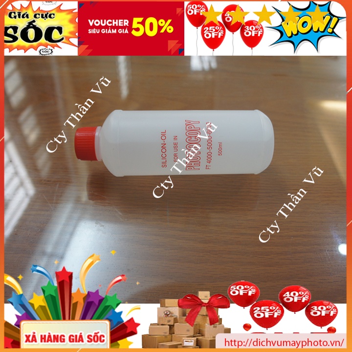 Mỡ sấy dầu ricoh dùng cho máy in máy photocopy loại 500ml hàng chất lượng MVP Thăng Long