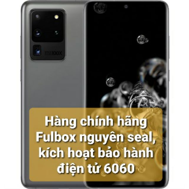 Điện thoại thông minh Samsung Galaxy S20 Ultra 12GB/128GB Chính Hãng, BH điện tử 6060 | WebRaoVat - webraovat.net.vn