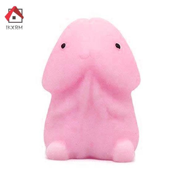 IKXRM 1/4/6/8/10pcs Small Mochi Ding Ding Focus Squeeze Toys Fool Joke Anti Pressure Gift