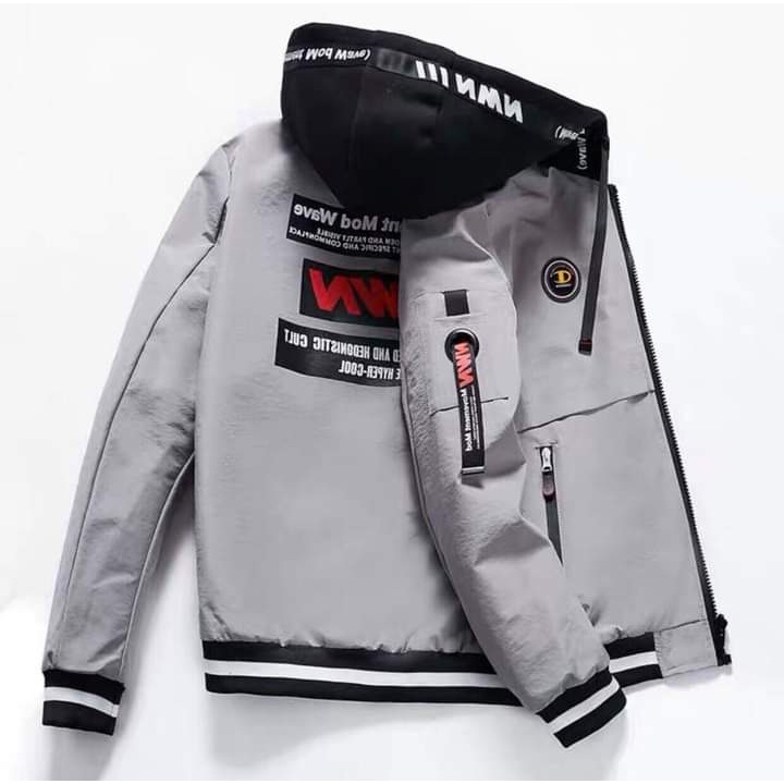 Áo khoác dù nam màu đen chất liệu dù gió 2 lớp cao cấp dáng from bóng chày bomber đẹp MÃ SỐ KD18 Nhiều mẫu mới