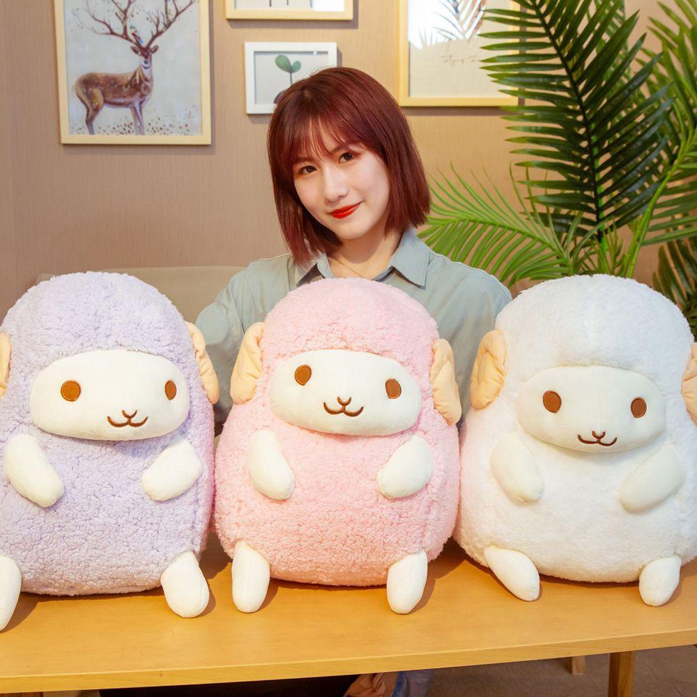 LANFY Đồ chơi nhồi bông Hình Cừu Hoạt Hình 30 / 40CM Trang Trí Phòng Ngủ