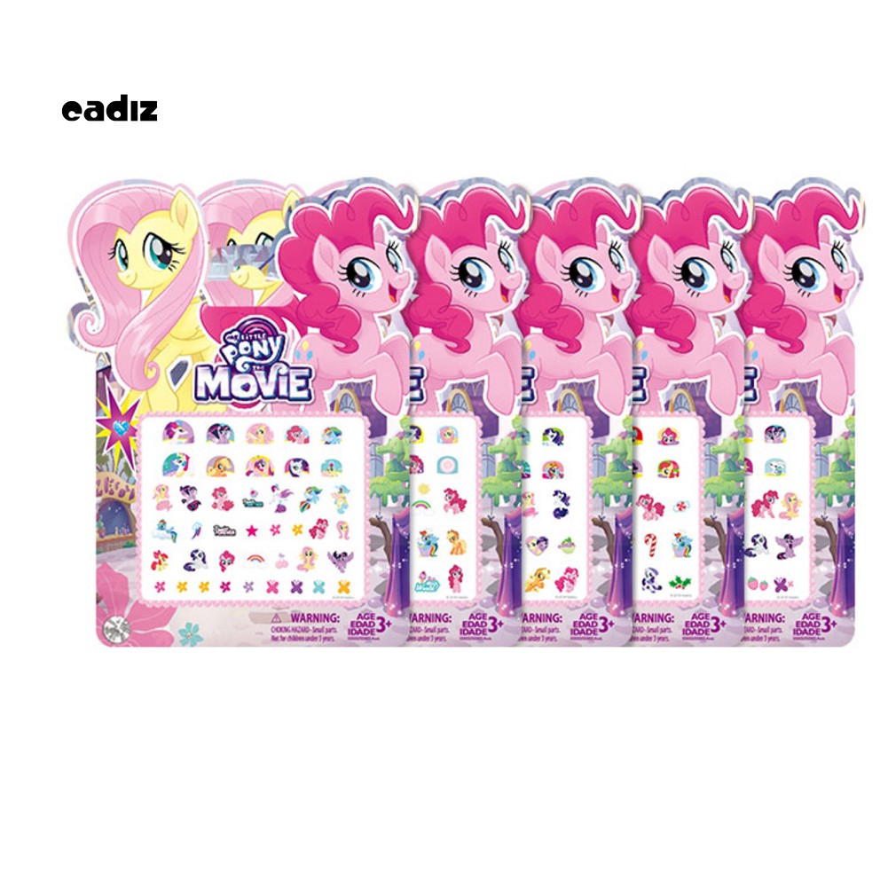 [Hàng mới về] Tấm Nhãn Dán Dán Móng Tay Hình Chuột Mickey/ Minnie/ Công Chúa Hoạt Hình Màu Trắng Bắt Mắt