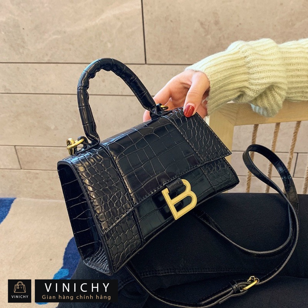 Túi xách nữ đeo chéo, đeo vai, túi đi chơi, đi học VINICHY, da đẹp, thời trang cao cấp size 22cm HA204