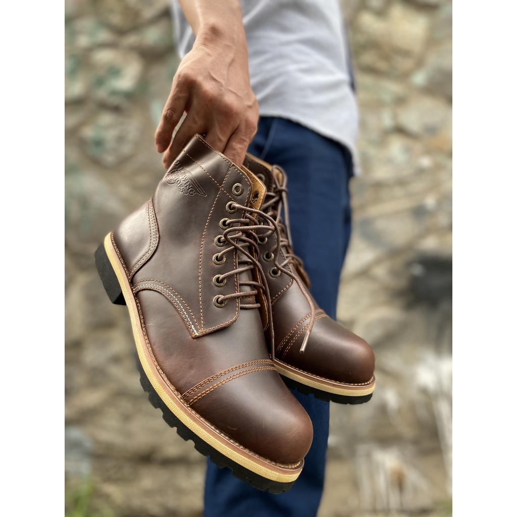 Giày bốt nam da bò mã 11D hiện đại - Giày nam chelsea boots cổ cao dạo phố mẫu mới