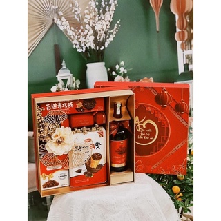 Set giỏ quà tặng tết biếu người thân, bạn bè sang xịn mịn chỉ ship hn