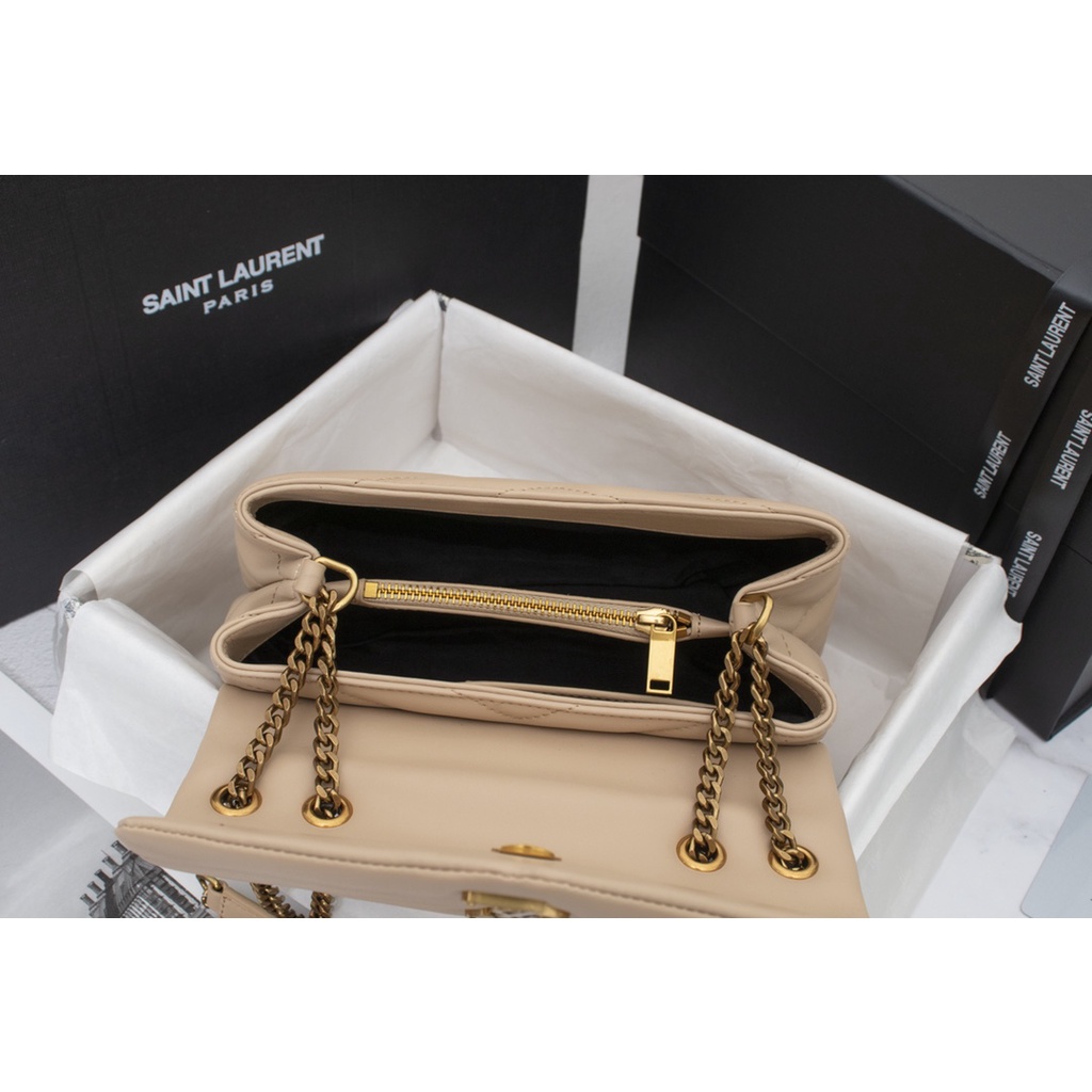 Túi đeo chéo nữ da thật thời trang cao cấp Yves Saint Laurent YSL thiết kế tinh tế, phong cách thời thượng