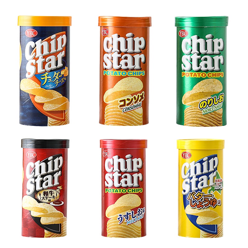 Snack Khoai Tây Lát Chipstar Nhật Bản 50G Cho Bé Từ 1 Tuổi Nguyên Liệu Tự Nhiên Thơm Ngon Giòn Rụm