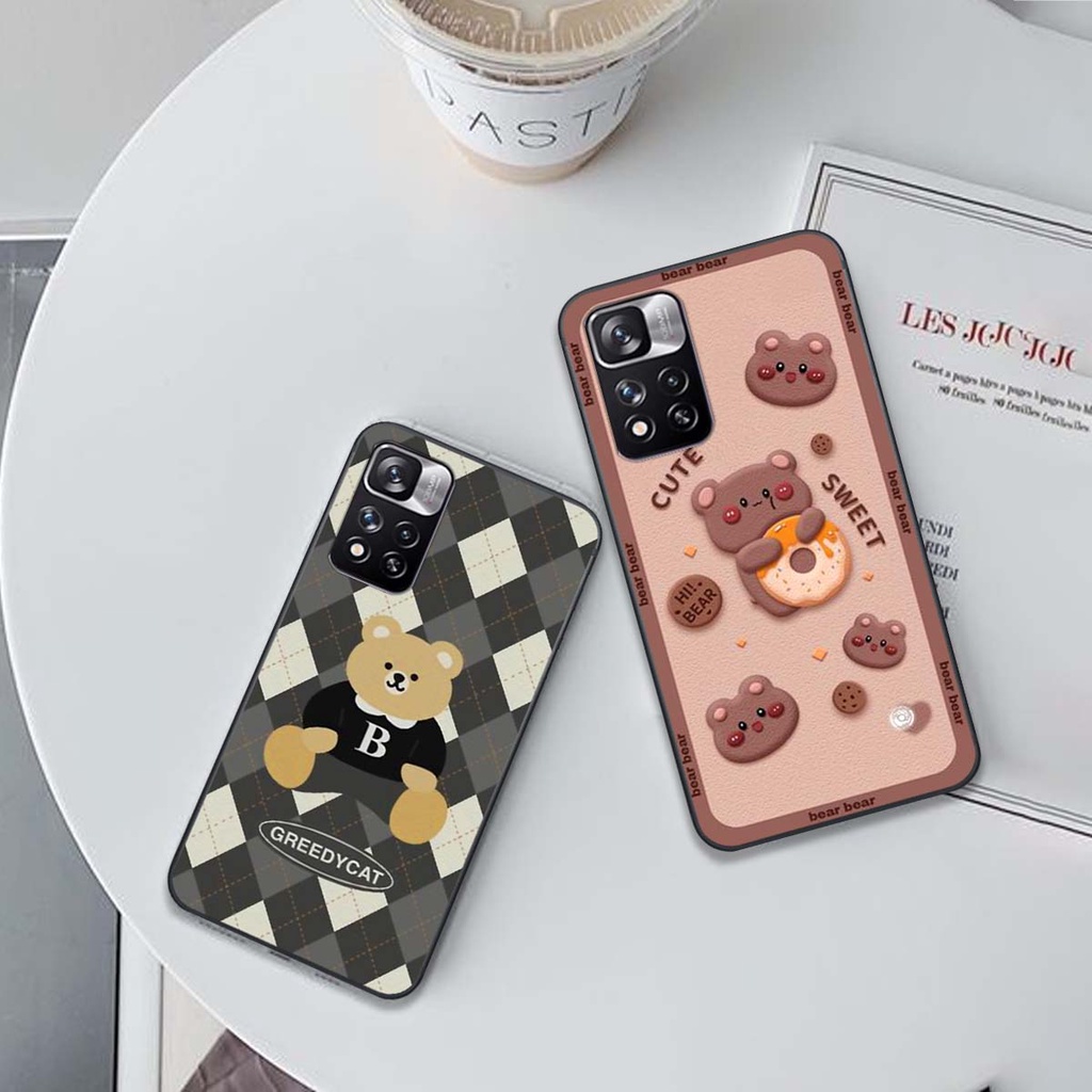 Ốp lưng Xiaomi Redmi Note 11 / Note 11S / RedmiNote 11 Pro 5G hoạ tiết caro đáng yêu