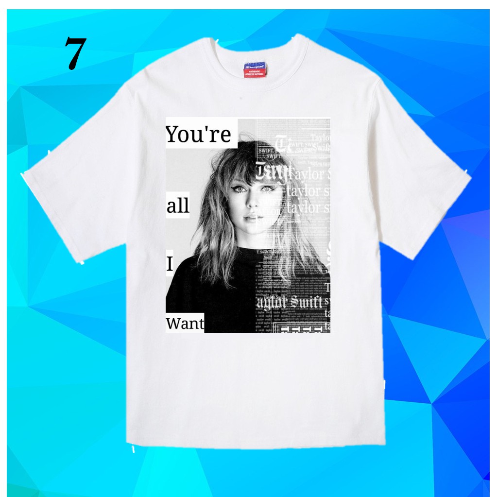 Áo tay lửng Taylor Swift Collection unisex