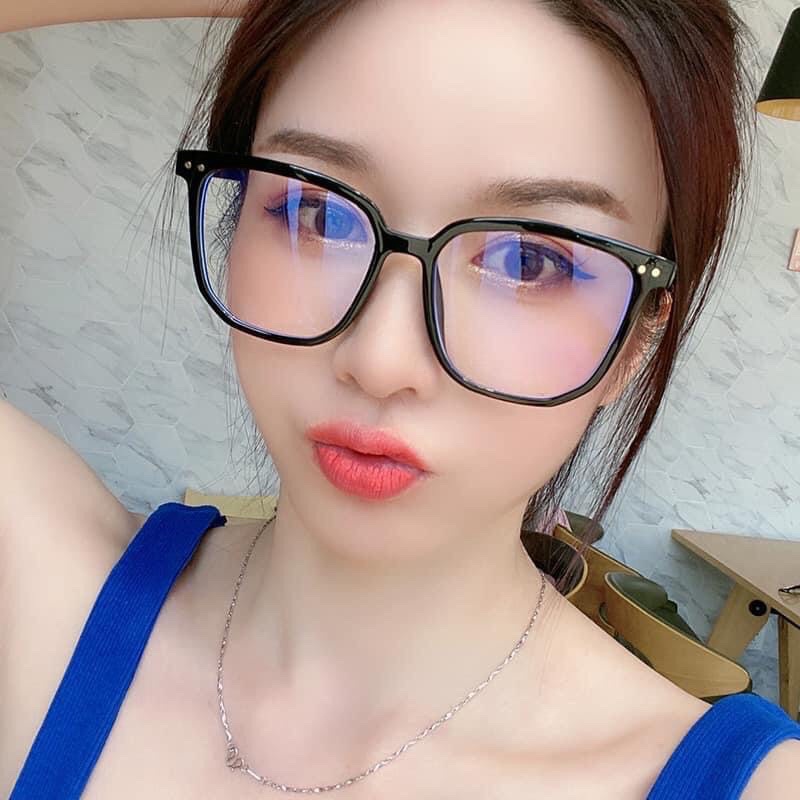 Gọng Kính Mat Mèo to giả cận gọng mảnh 2 chấm phong cách Hàn Quốc cho nam và nữ K10 hải hà shop