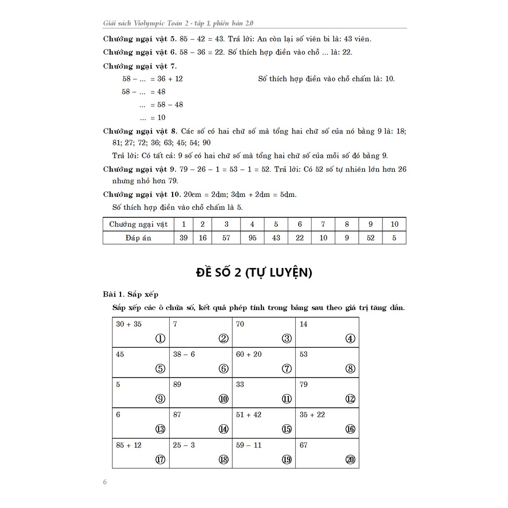 Sách - Giải Sách Violympic Toán 2 Tập 1 Phiên Bản 2.0