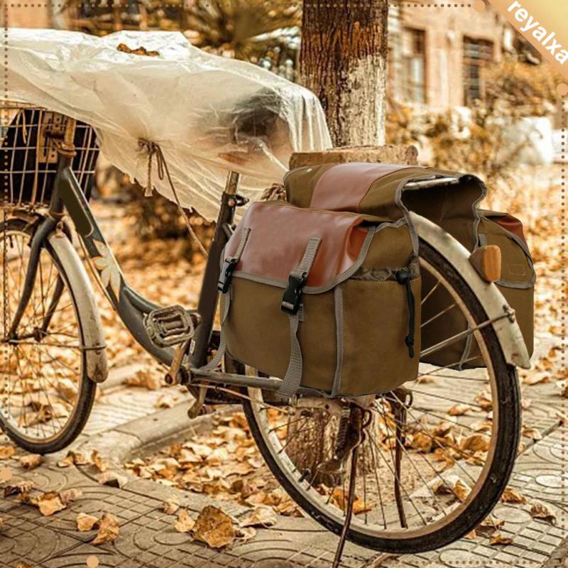 Túi Đựng Đồ Gắn Yên Sau Xe Đạp / Mô Tô Hai Ngăn Chống Thấm Nước