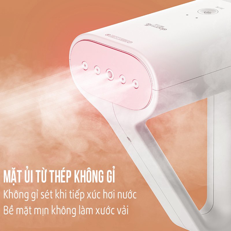 Bàn là hơi nước cầm tay Derma HS100 công suất 1000W dung tích 200ml Bàn ủi hơi nước cầm tay mini VT124