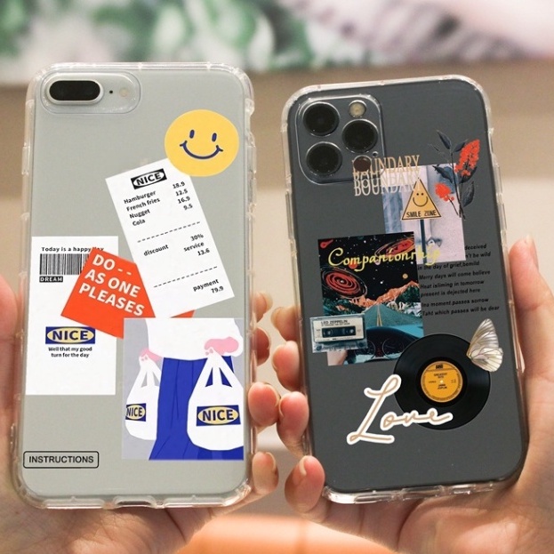 Ốp lưng iphone 6, 6s plus, 7 8 Plus, X, XS, XR, XSMAX, 11, 12, 13 PROMAX TRONG SUỐT HÌNH HOẠ TIẾT PKVN