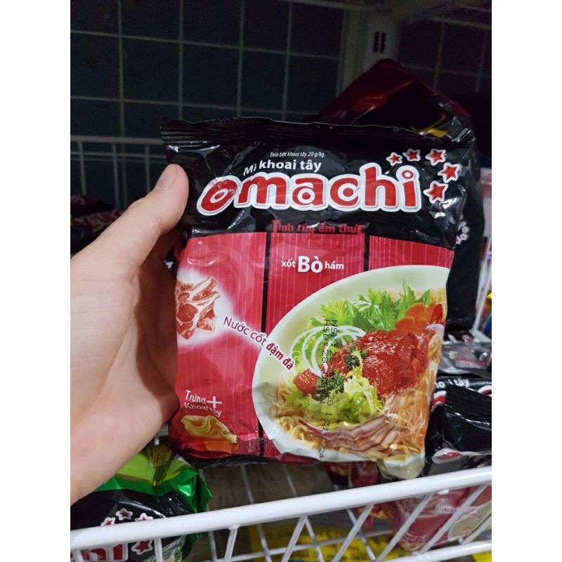 Compo 5 Gói Mì Omachi Khoai Tây 80g