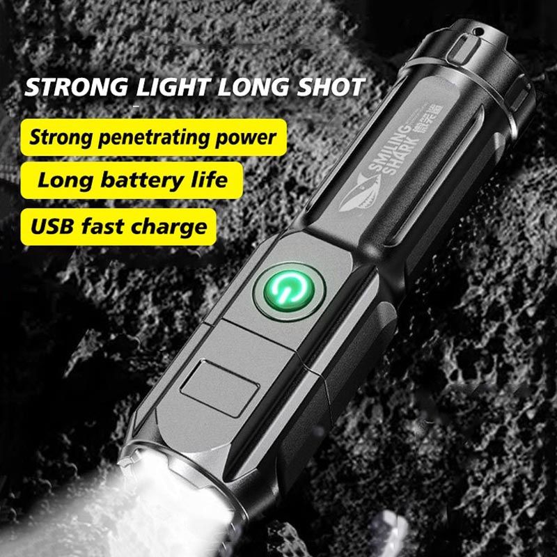 Đèn Pin Bóng Led USB Mini Siêu Sáng Có Thể Sạc Lại