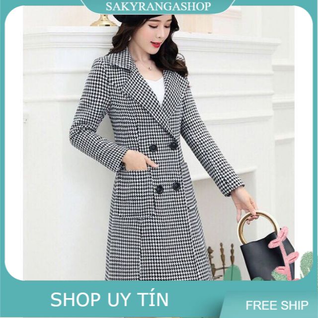 ÁO KHOÁC DẠ CARO CAO CẤP