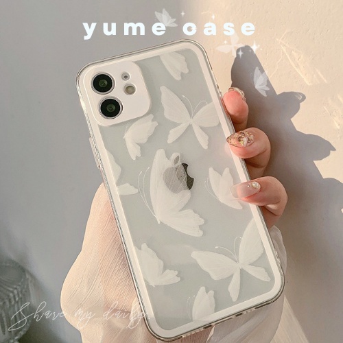 Ốp Lưng Iphone Phong Cách Cánh Bướm Cổ Điển Chống Sốc Chống Bẩn Cạnh Vuông 7plus/8plus/x/xs/xsmax/11
