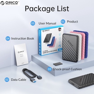 Box ổ cứng 2.5inch orico 25pw1 usb3.0 - biến ssd hdd thành ổ cứng di động