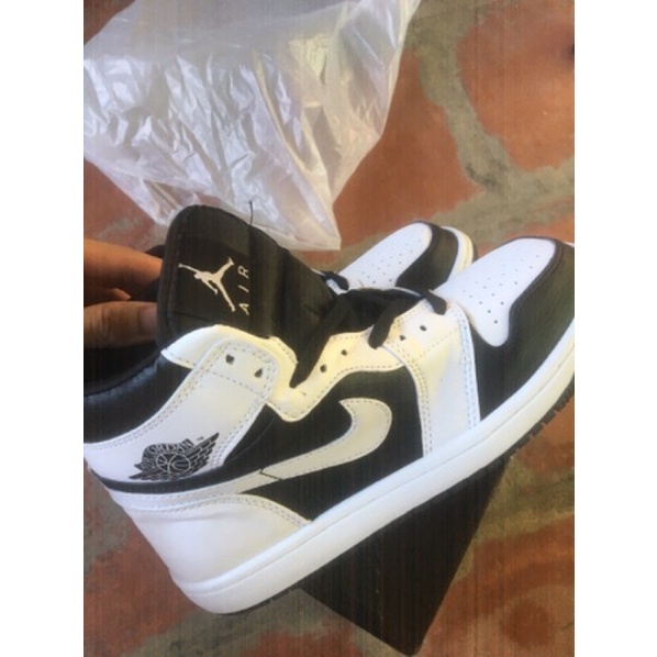 Giày JORDAN 1 cao cổ trắng đen , giày sneaker JODAN JD1 high panda Xám khói , giày thể thao hot hit full box | BigBuy360 - bigbuy360.vn