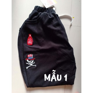 quần dài sticker UNISEX bigsize 70-100kg
