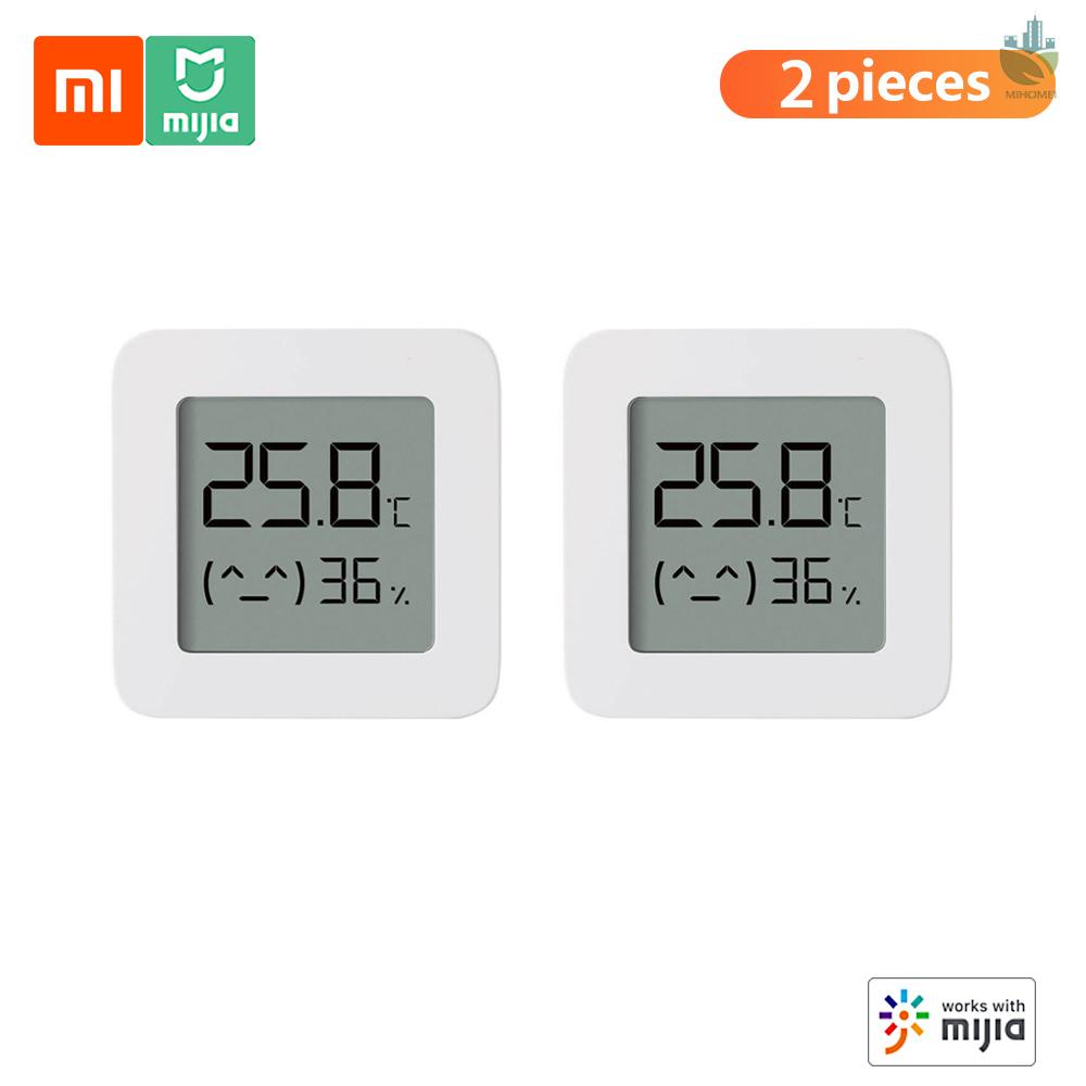 M 2pcs  BT Thermometer 2 Wireless Smart Electric Digital Hygrometer Humidity Sensor Work with Mijia APP