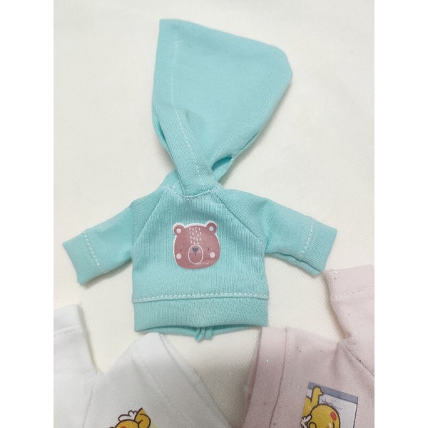 Ob11 - Áo hoodie cho nendoll, ob11, 1/8, búp bê 16cm, ymy, gsc