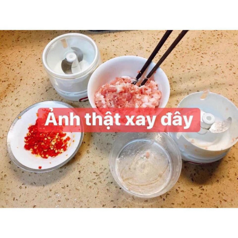 Xay tỏi ớt mini bằng tay Mini Food Chopper, máy xay thịt thực phẩm | (LH3)