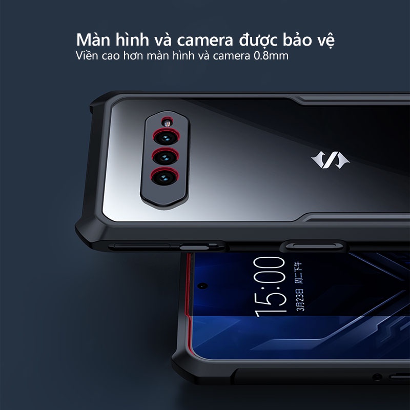 Ốp lưng XUNDD Black Shark 4 / 4 Pro / 4S / 4S Pro / 5RS Mặt lưng trong, Viền TPU, Chống sốc