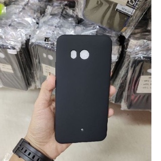 Ốp điện thoại cao su silicone đen cho htc u 11