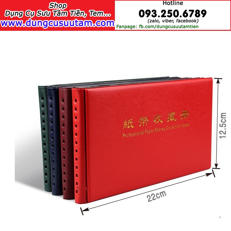 Album Đựng Tiền Giấy Mini Cầm Tay (phơi trong)