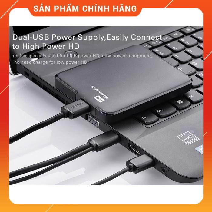 Cáp USB 3.0 sang Micro USB 1M hỗ trợ cổng USB nguồn UGREEN 10382 dailyphukien