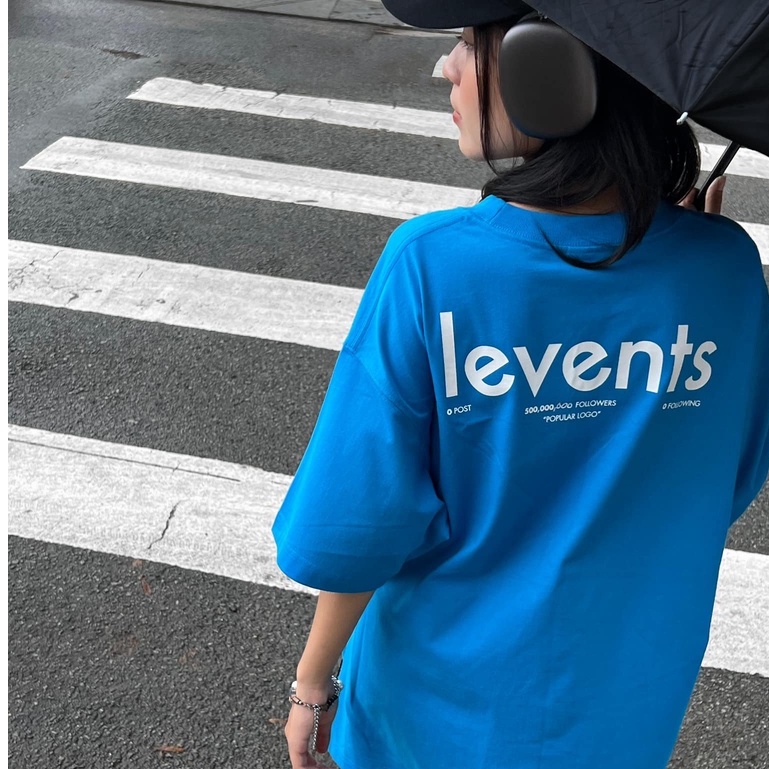 Áo thun unisex Lì Ven Popular Logo V2 Nam nữ Full tag
