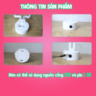 Đèn Led Neon Để Bàn - Đèn Decor Độc