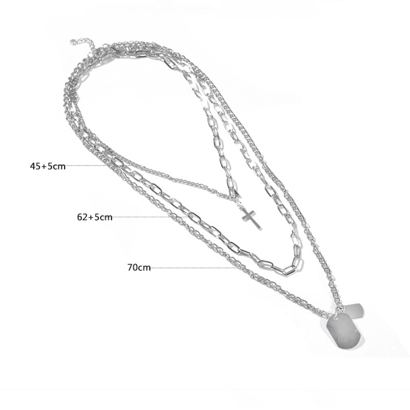 Dây chuyền nhiều lớp phong cách Âu Mỹ thời trang cho nam nữ | BigBuy360 - bigbuy360.vn