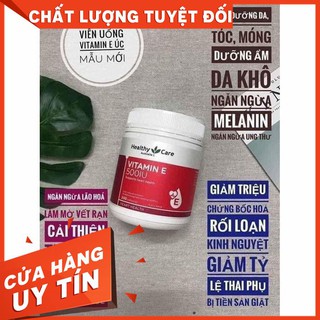 Healthy Care vitamin E [Úc] - hộp 200 viên 500IU- viên uống đẹp da, hỗ trợ sức khỏe tim mạch