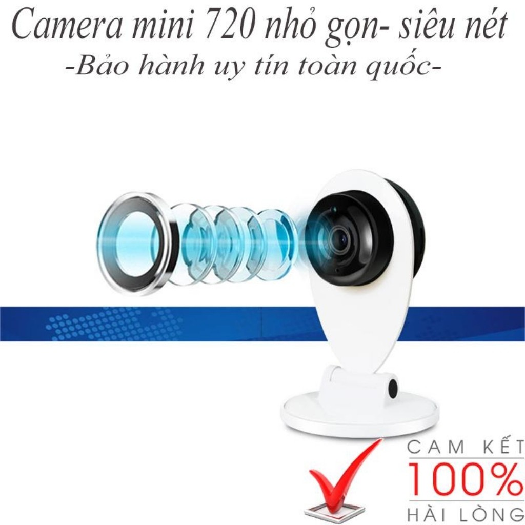 Camera Mini wifi 720 Bảo Hành 1 Đổi 1