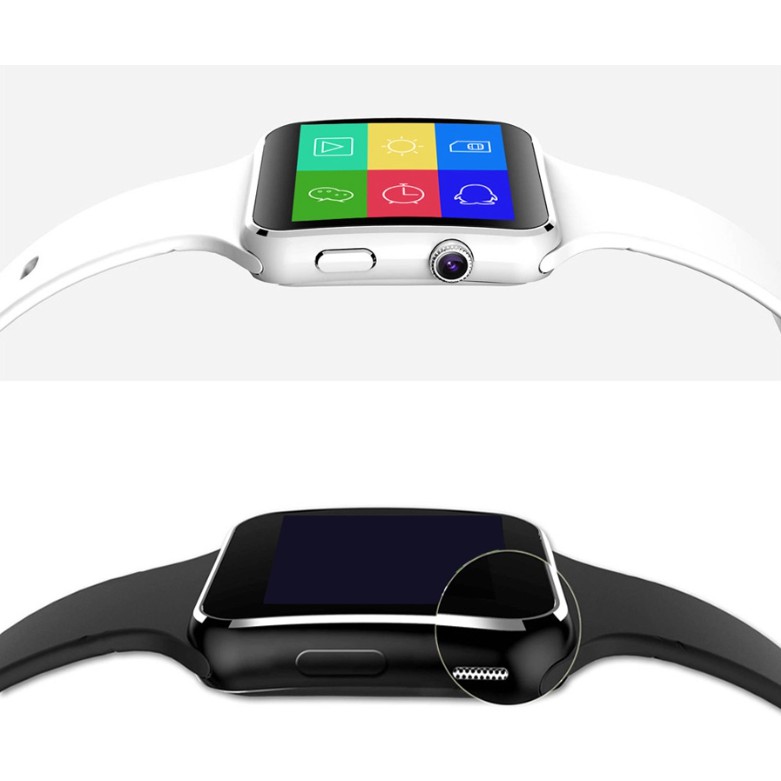 Đồng hồ thông minh Smart Watch X6  X6 trắng dành cho nữ tặng nhẫn bông mai