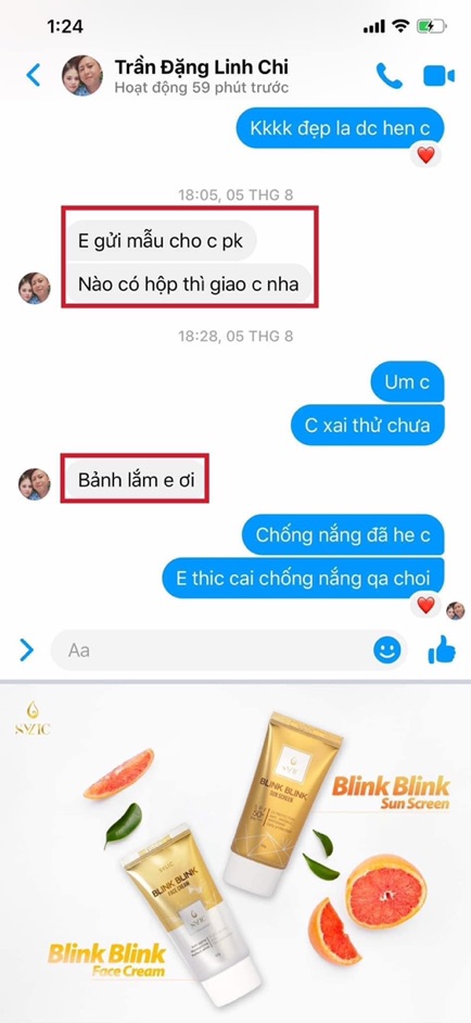 Kem chống nắng Blink Blink nâng tone da (Sylic)