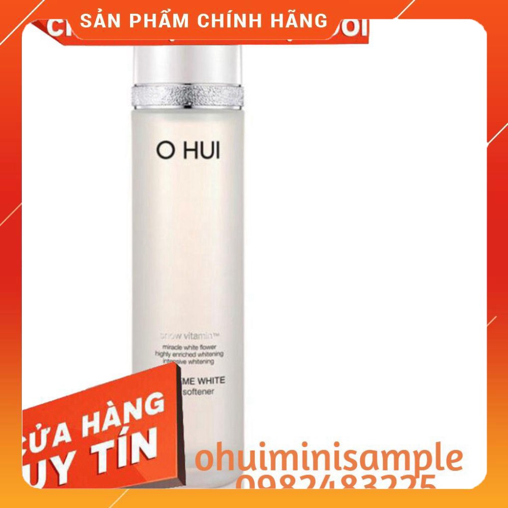 [Sale tách sét] Chai nước hoa hồng dưỡng trắng da mờ thâm nám OHUI Extreme White Skin Softener 150ml