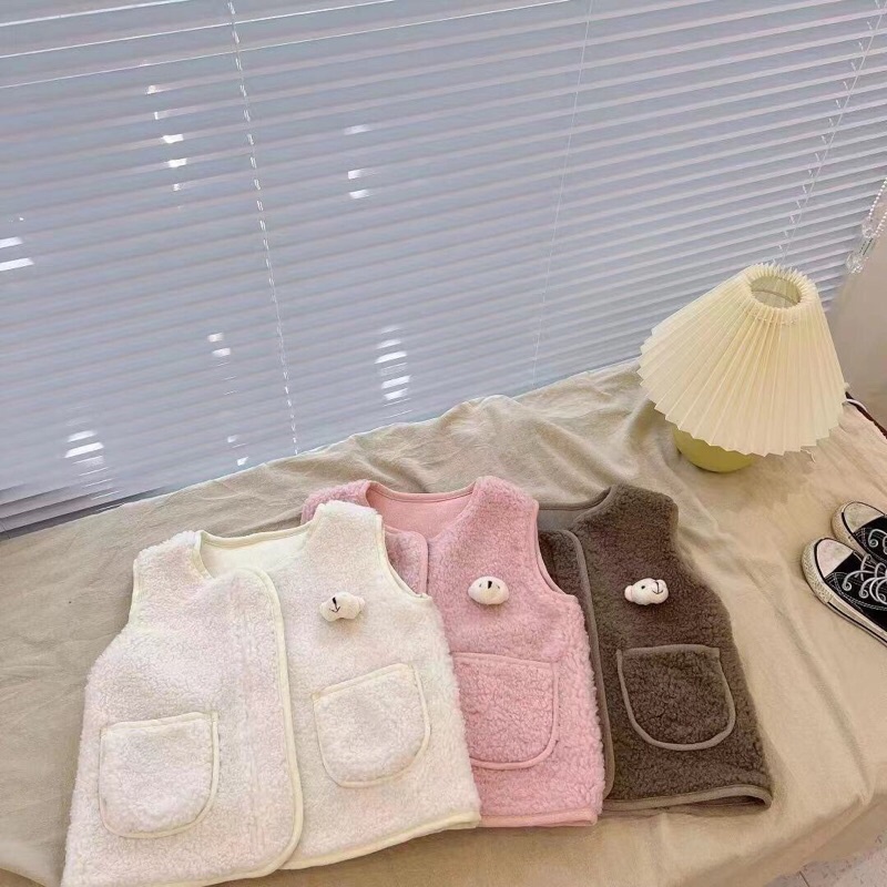 Gile lông cho bé từ 11-25kg, màu nâu ko có gấu sau lưng