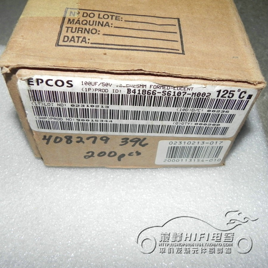 Set 10 Tụ Nhôm Epcos Epcos (Siemens) 50v100uf