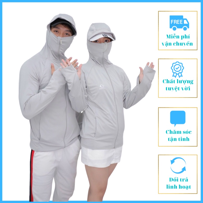 Áo Chống Nắng Nữ Dáng Dài Liền Thân 2 L ớp Áo Chống Nắng 21