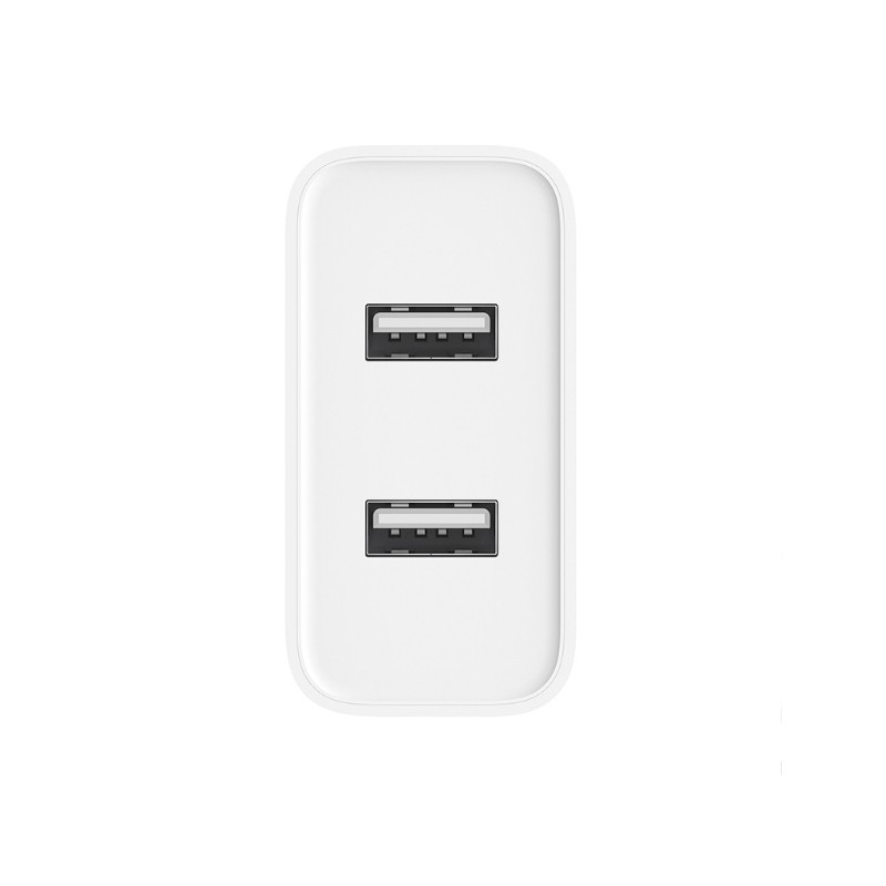 Original Xiaomi Mi 36W Charger 2 USB-A Port Dual QC 3.0 18W x2 Smart Output Quick Charging 5V=3.0A 9V=2.0A 12V=1.5A