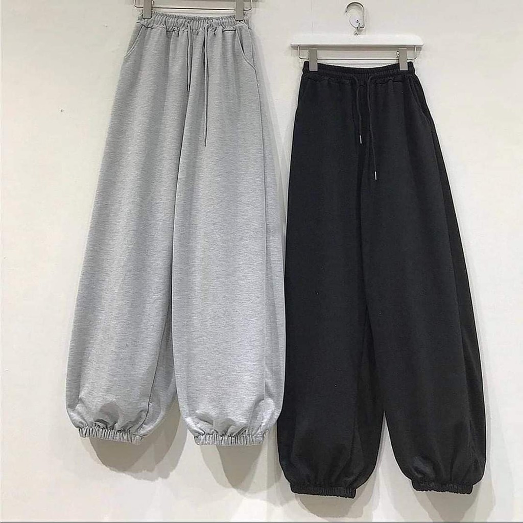 Quần jogger nỉ bo gấu | Mẫu jooger Unisex - phù hợp cho cả Nam và Nữ form rộng simple