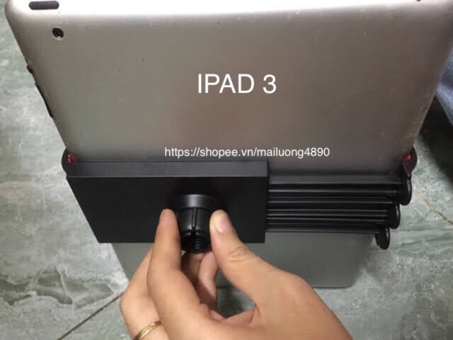 Đầu kẹp vuông rời gắn iPad đa năng cho giá đỡ điện thoại | BigBuy360 - bigbuy360.vn